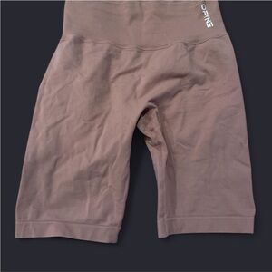 DFYNE Women's workout Tan Shorts